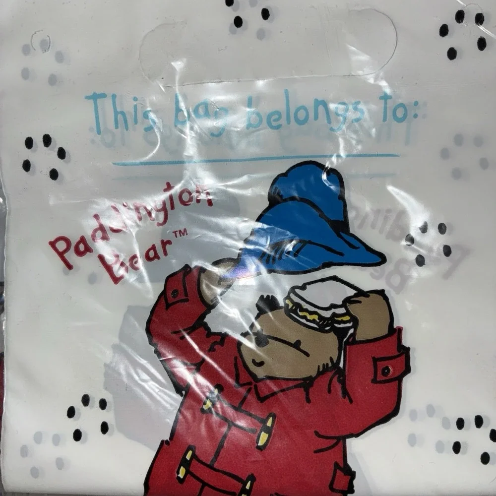 Paddington Bear Party Gift Bags (8) Lot Of 4 American Greetings 1998 Vintage‎